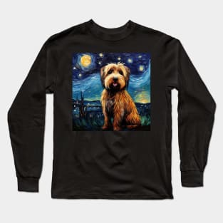 Briard French Shepherd Night Long Sleeve T-Shirt